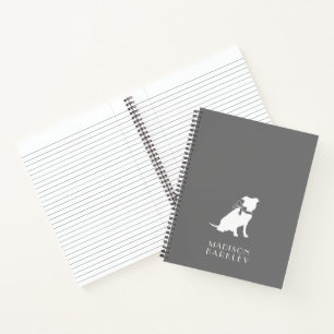 Pit Bull Dog Puppy Pitbull Notebook