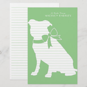 Pit Bull Dog Puppy Pitbull Stationery