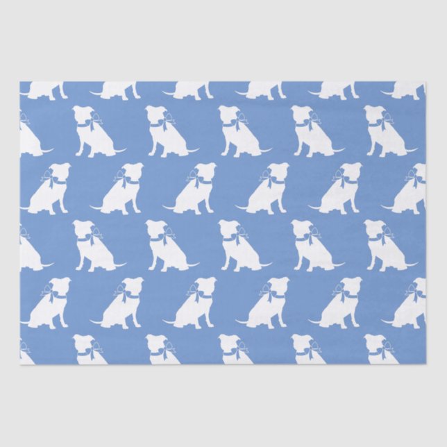 Pit Bull Dog Puppy Pitbull Tissue Paper (Front)