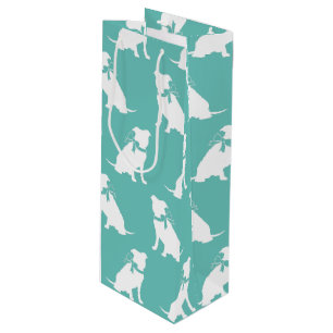 Pit Bull Dog Puppy Pitbull Wine Gift Bag