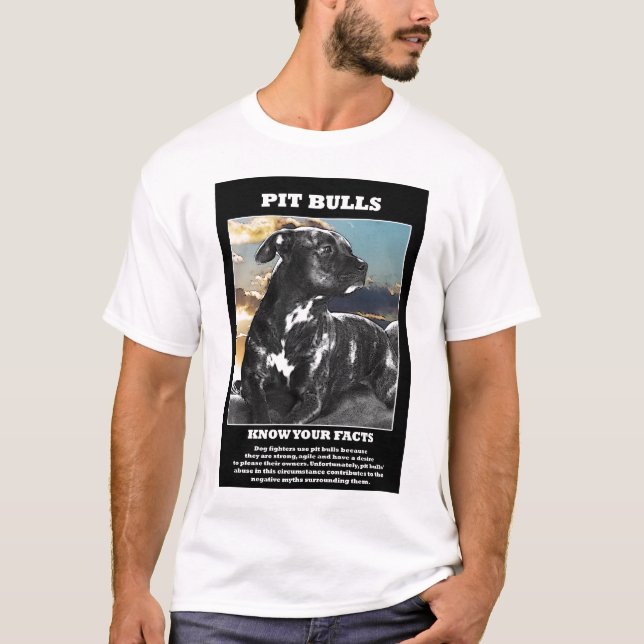 Pit Bull facts T-Shirt (Front)