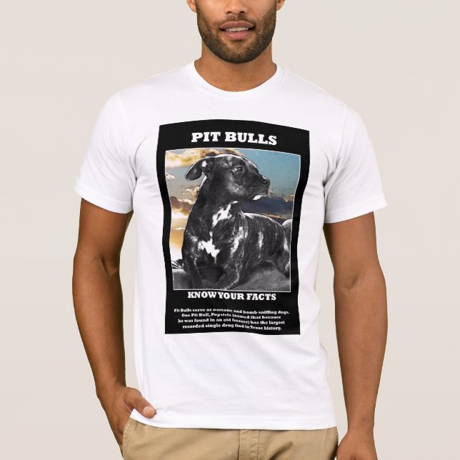 Pit Bull facts T-Shirt (Front)
