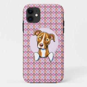 Pit Bull Girly Pink Paw Prints iPhone 11 Case