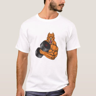Pit Bull Gym Fitness - Weightlifting Deadlift Body T-Shirt