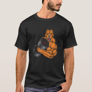 Pit Bull Gym Fitness Weightlifting Deadlift Bodybu T-Shirt
