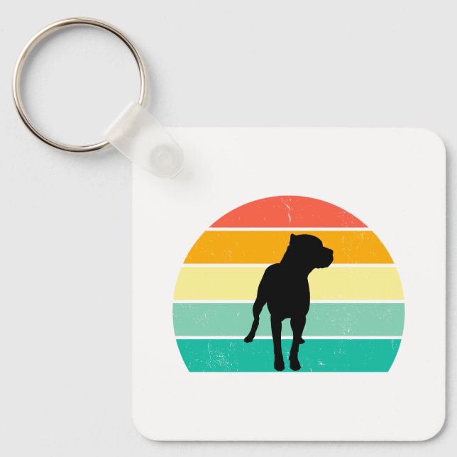 Pit Bull   Key Ring (Front)