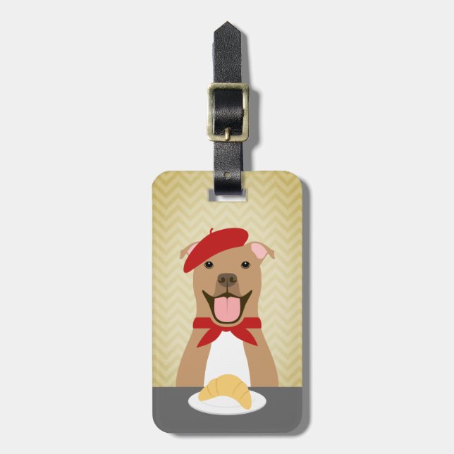 Pit Bull Luggage Tags (Front Vertical)