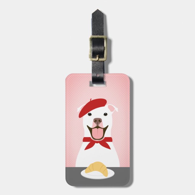 Pit Bull Luggage Tags (Front Vertical)