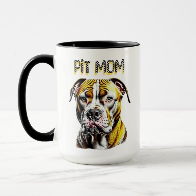 Pit Bull Mum | Dog Lover's  Mug (Left)