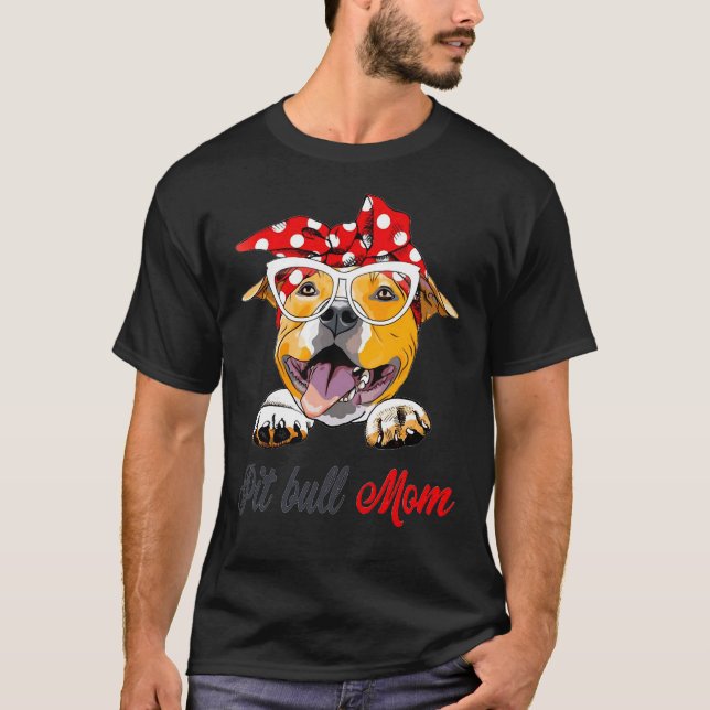 Pit Bull Mum    T-Shirt (Front)