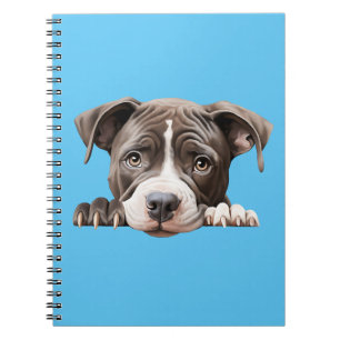 Pit Bull Puppy Notebook