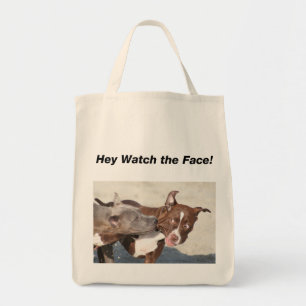 Pit Bull Puppys at Play Tote Bag