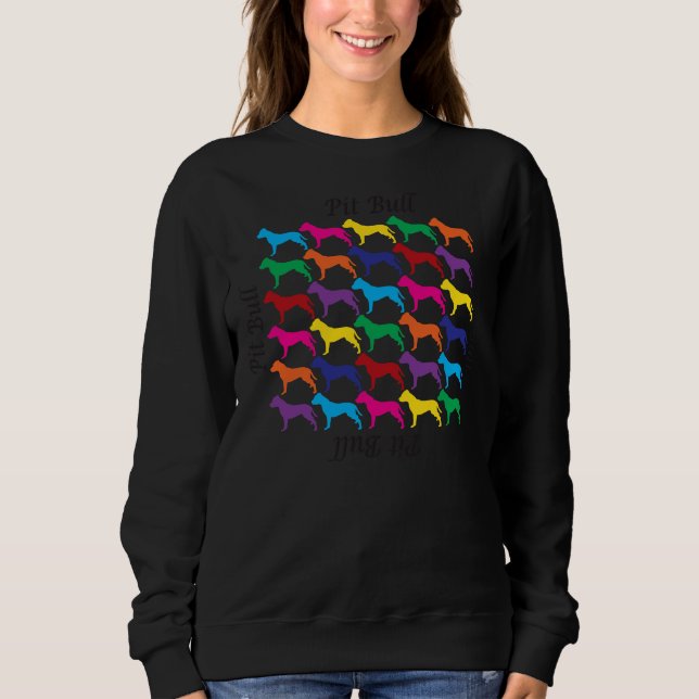 Pit Bull Rainbow Sweatshirt (Front)