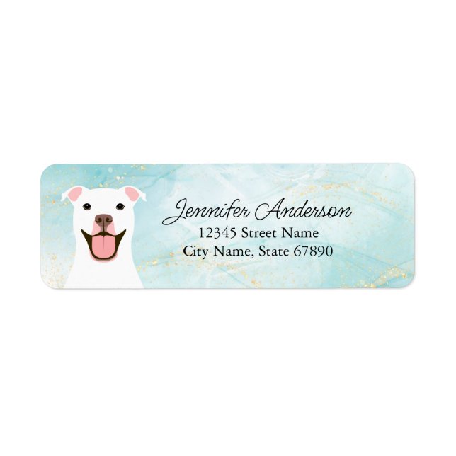 Pit Bull Return Address Label (Front)