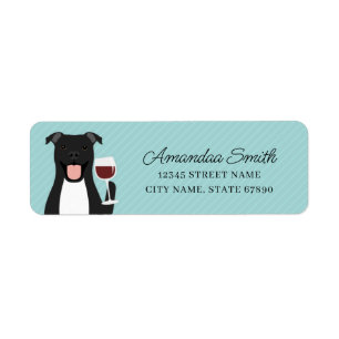 Pit Bull Return Address Labels