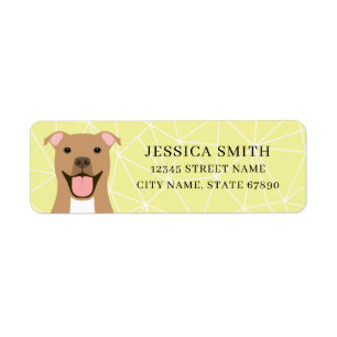 Pit Bull Return Address Labels