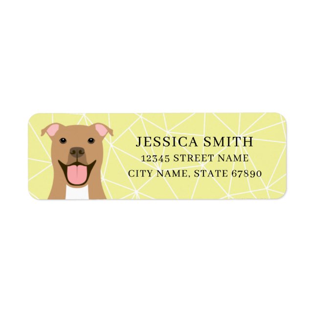 Pit Bull Return Address Labels (Front)