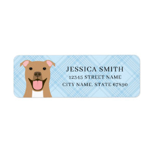 Pit Bull Return Address Labels