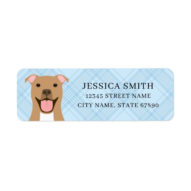 Pit Bull Return Address Labels (Front)