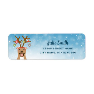 Pit Bull Return Address Labels