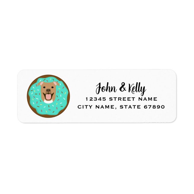 Pit Bull Return Address Labels (Front)