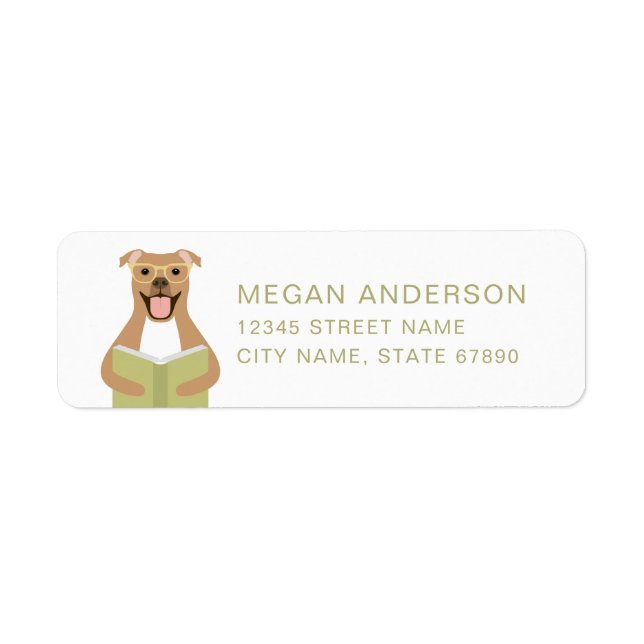 Pit Bull Return Address Labels (Front)