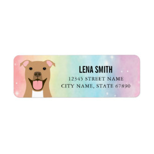 Pit Bull Return Address Labels