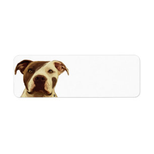Pit Bull Return Address Labels