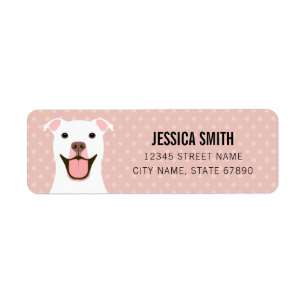 Pit Bull Return Address Labels
