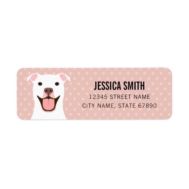 Pit Bull Return Address Labels (Front)