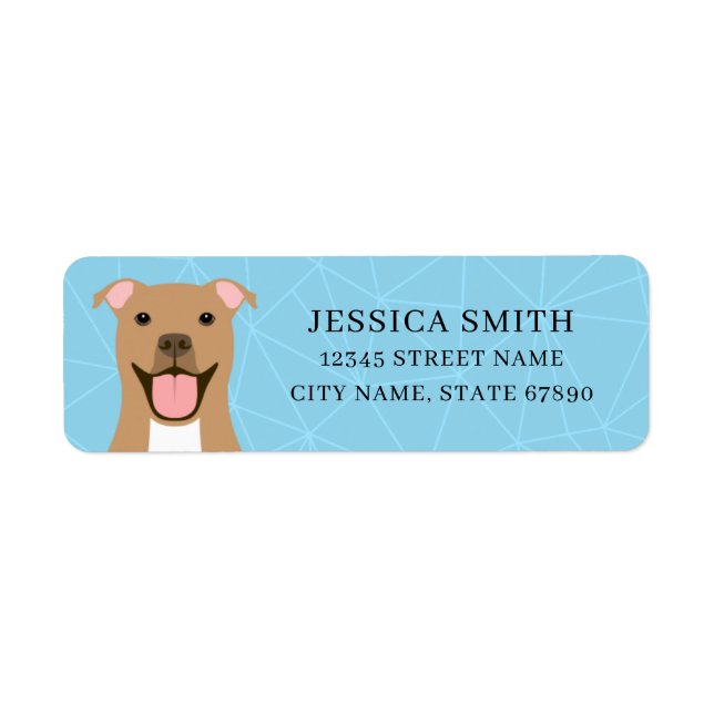 Pit Bull Return Address Labels (Front)