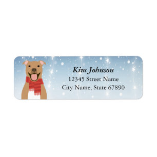 Pit Bull Return Address Labels