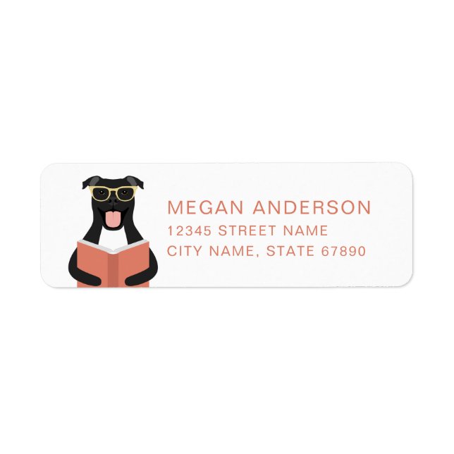 Pit Bull Return Address Labels (Front)