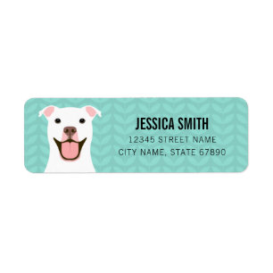Pit Bull Return Address Labels