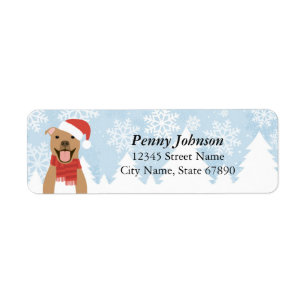 Pit Bull Return Address Labels