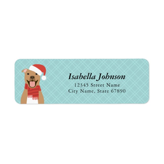 Pit Bull Return Address Labels (Front)