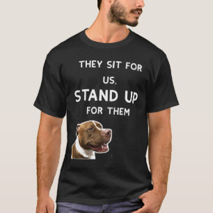 Pit Bull Shirt Stand Up For Pitbull Dogs Graphic