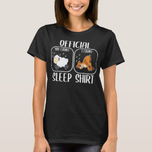 Pit Bull Sleep shirt Count sheep