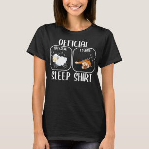 Pit Bull Sleep shirt Count sheep