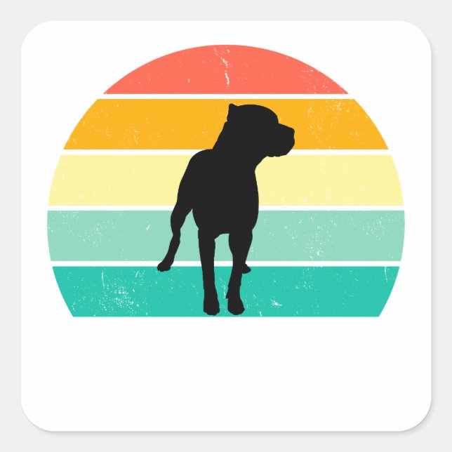 Pit Bull   Square Sticker (Front)