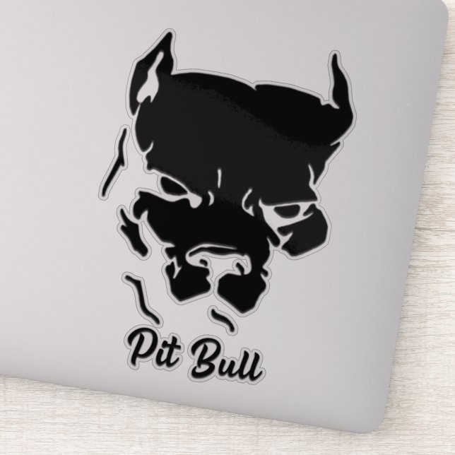 Pit bull Sticker (Detail)