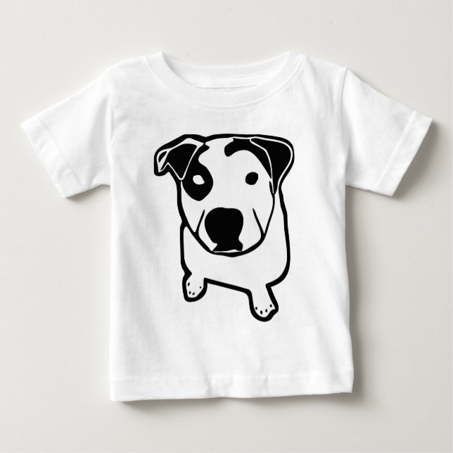 Pit Bull T-Bone Graphic Baby T-Shirt (Front)