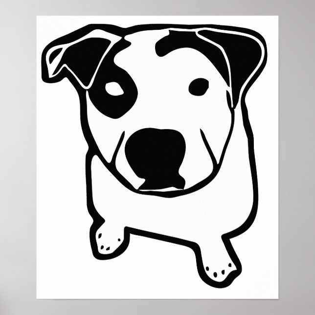 Pit Bull T-Bone Graphic Poster (Front)