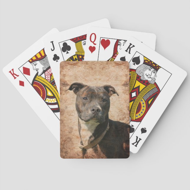 Pit Bull Terrier Playing Cards (Back)