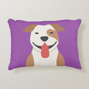 Pit Bull Terrier Reversible Accent Pillow