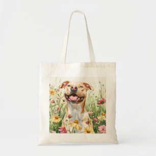 Pit Bull Tote Bag – Dog Lover Gift