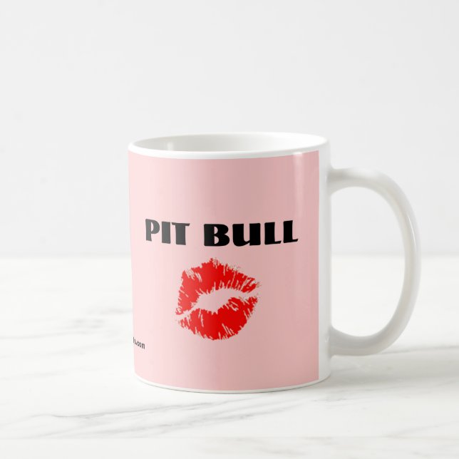 Pit Bull with Lipstick - THE ORIGINAL Coffee Mug (Right)