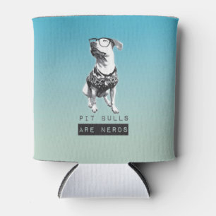 Pit Bulls are Nerds Coozy Can Cooler