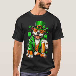Pit Bulls Costume Saint Paddys Day For Lover Dog T-Shirt
