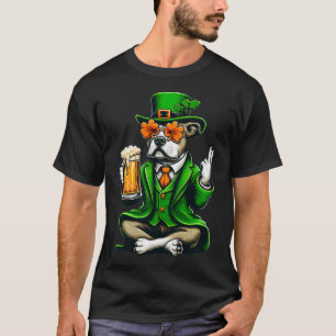 Pit Bulls Saint Paddys Day Costume For Lover Dog T-Shirt